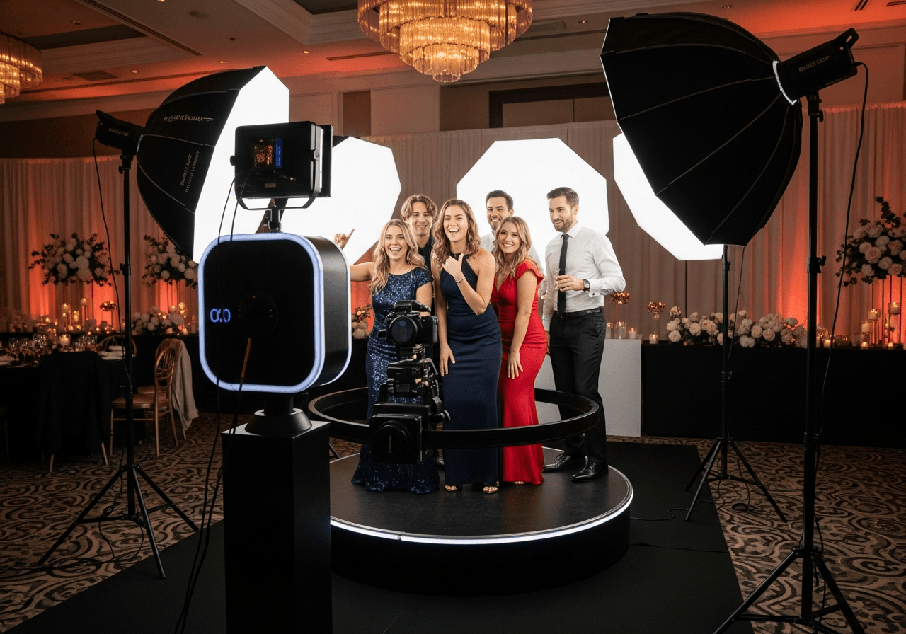 360 Video Booth hire in Dandenong