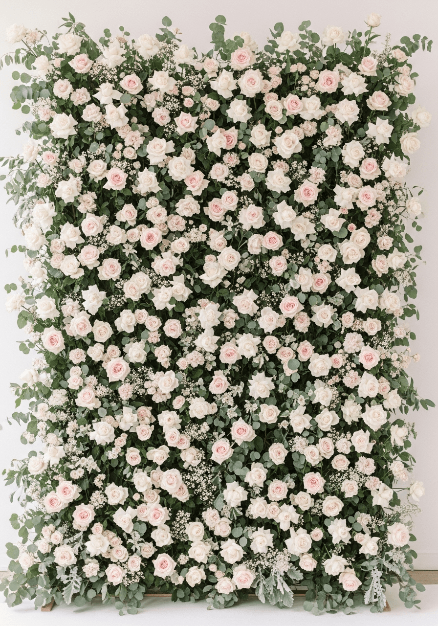 Flower Wall Backdrop hire in Berwick