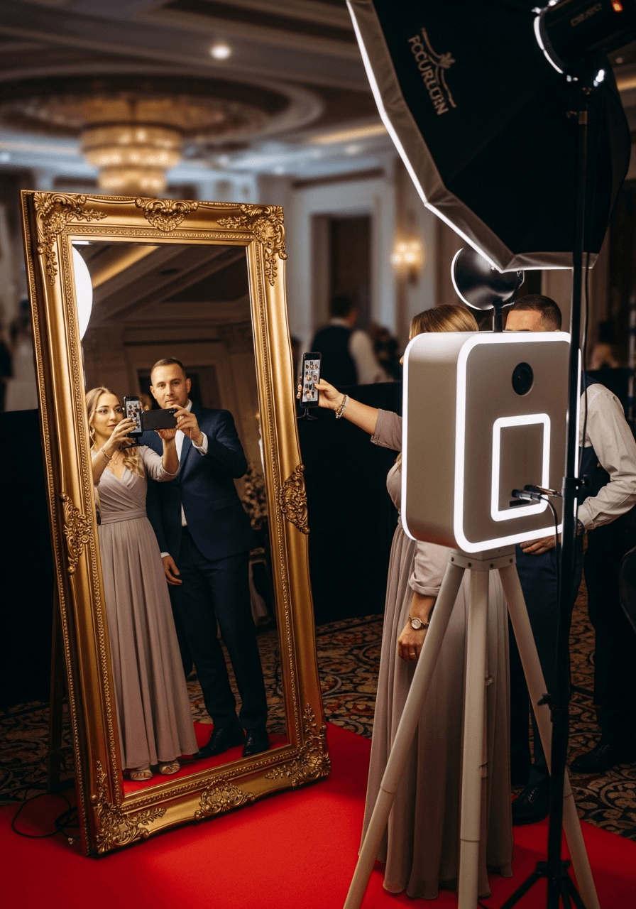 Mirror Photo Booth hire in Dandenong