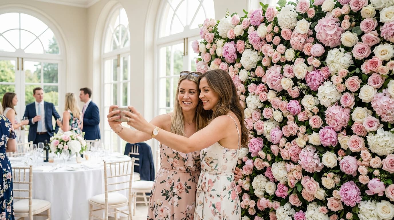 Flower Wall Backdrop
