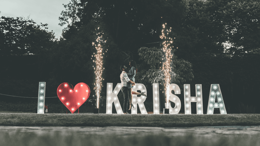 Light-Up Letters hire in Melbourne CBD, Melbourne - One Click Events